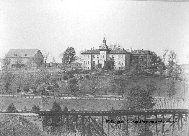 distant look of Poor House in 1907 