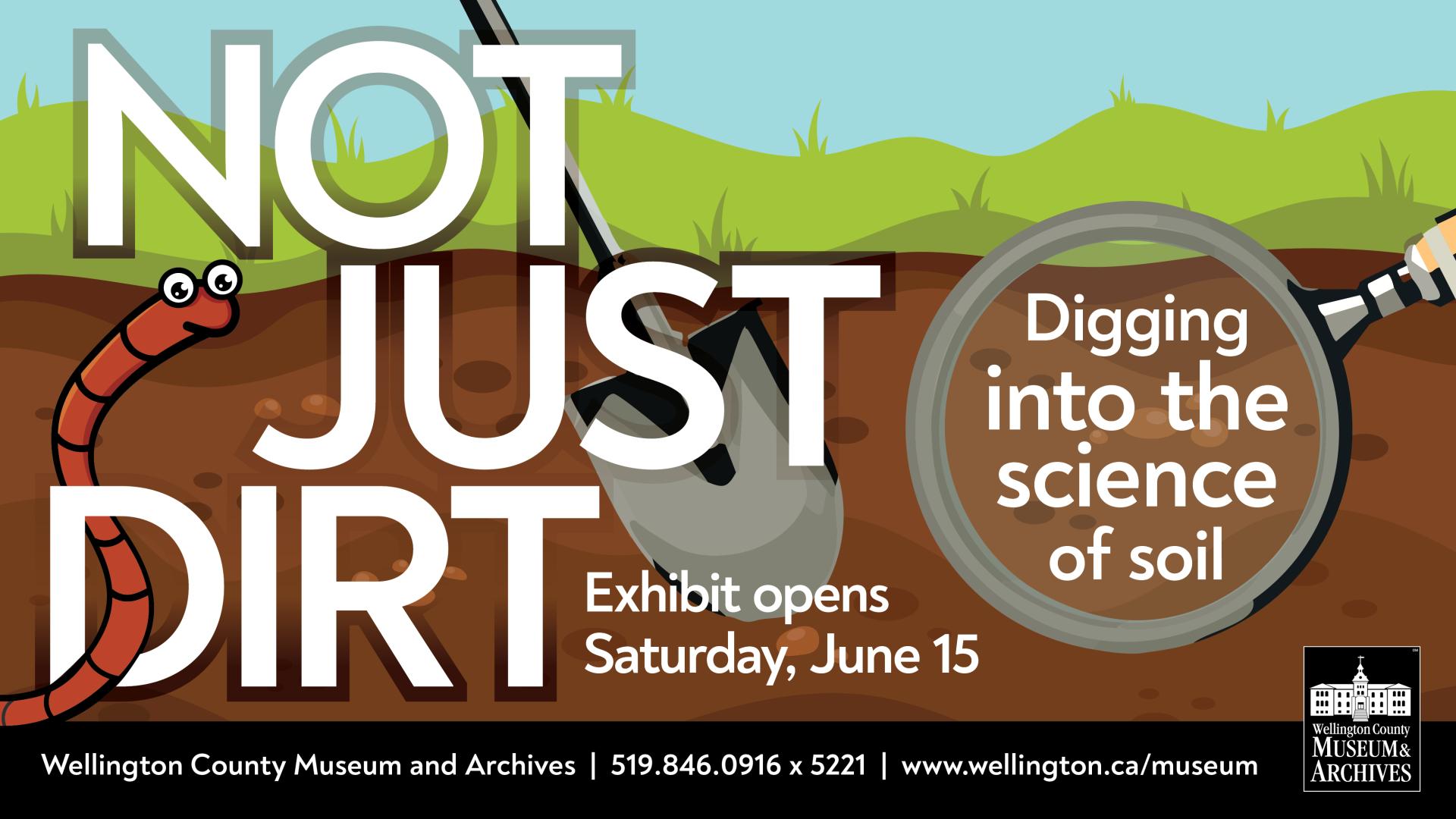 Not Just Dirt exhibit poster