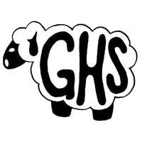 Guelph Handweavers and Spinners Logo - sheep with GHS inside.